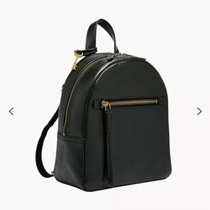 Fossil Megan Small Backpack - Black Leather